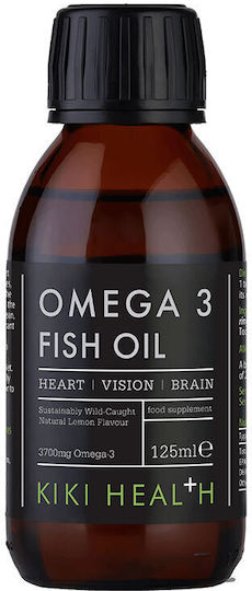 Kiki Health Omega 3 Fish Oil EPA/2200 DHA/1100 Ιχθυέλαιο 125ml