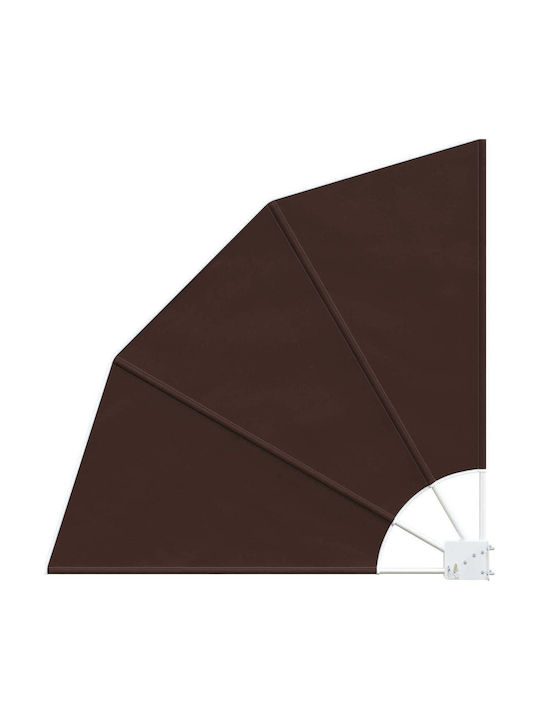 vidaXL Sideway Brown Terrace Tent 1.4x1.4m