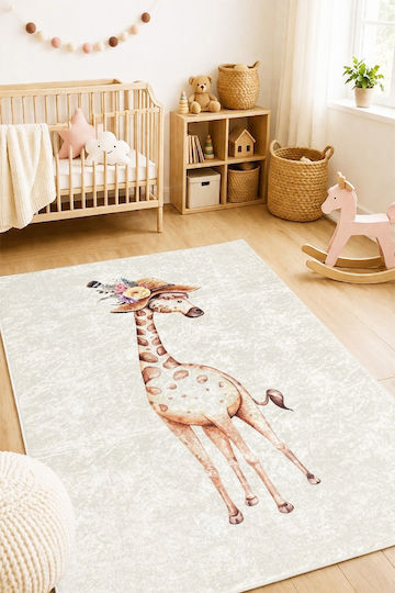 SteweHome Παιδικό Χαλί Μαύρο 120x180cm Πάχους 60mm