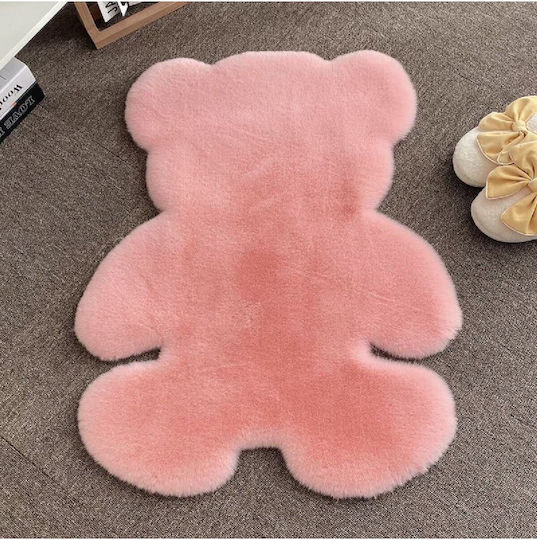 SteweHome Kids Rug Pink By Meter Width 80cm Thickness 60mm