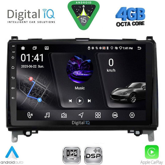 Digital IQ Ηχοσύστημα Αυτοκινήτου για Mercedes-Benz Sprinter / Vito 2007-2019 (Bluetooth/USB/WiFi/GPS/Apple-Carplay/Android-Auto) με Οθόνη Αφής 9"