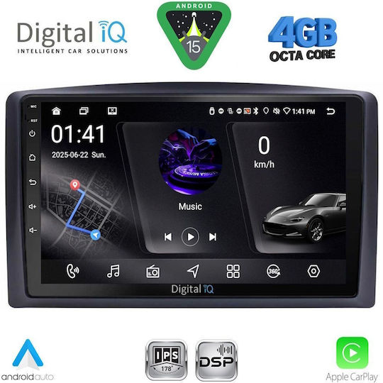 Digital IQ Car Audio System for Mercedes-Benz Vito / Viano 2015-2022 (Bluetooth/USB/WiFi/GPS/Apple CarPlay/Android Auto) with 10" Touch Screen