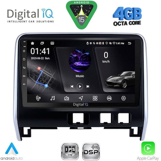 Digital IQ Ηχοσύστημα Αυτοκινήτου για Nissan Serena 2016-2022 (Bluetooth/USB/WiFi/GPS/Apple-Carplay/Android-Auto) με Οθόνη Αφής 10"