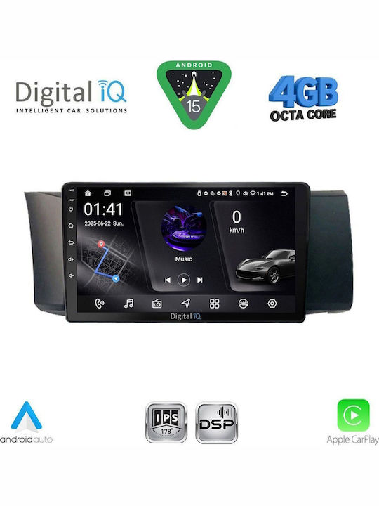 Digital IQ Car Audio System for Toyota GT86 Subaru BRZ 2012 (Bluetooth USB WiFi GPS Apple CarPlay Android Auto) with 9" Touch Screen