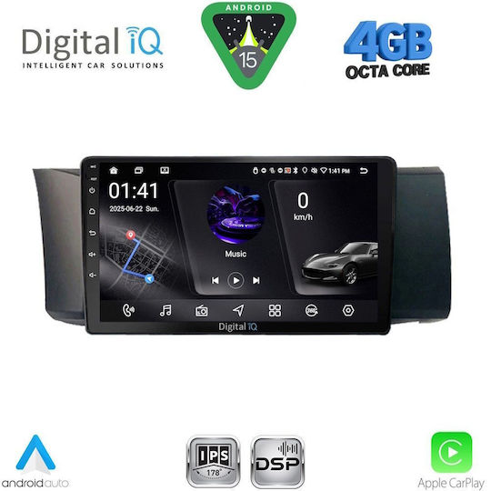Digital IQ Ηχοσύστημα Αυτοκινήτου για Toyota GT86 Subaru BRZ 2012 (Bluetooth/USB/WiFi/GPS/Apple-Carplay/Android-Auto) με Οθόνη Αφής 9"