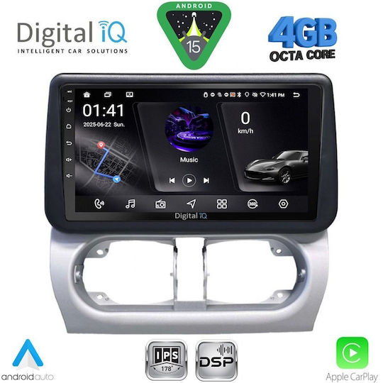 Digital IQ Car Audio System for Opel Corsa / Tigra 2000-2006 Bluetooth USB Wi-Fi GPS Apple CarPlay Android Auto with 9 Inch Touch Screen DIGITAL IQ RSG 6500 CPA