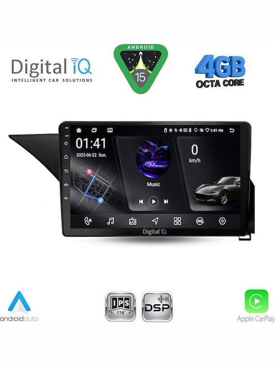 Digital IQ Car Audio System for Mercedes-Benz E Class 2012-2014 (Bluetooth/USB/AUX/WiFi/GPS/Apple CarPlay/Android Auto) with 10" Touch Screen