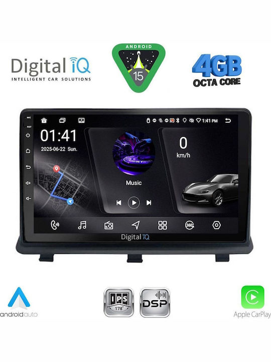 Digital IQ Car Audio System for Opel Antara 2006-2016 Bluetooth USB WiFi GPS Apple CarPlay Android Auto with 9" Touch Screen
