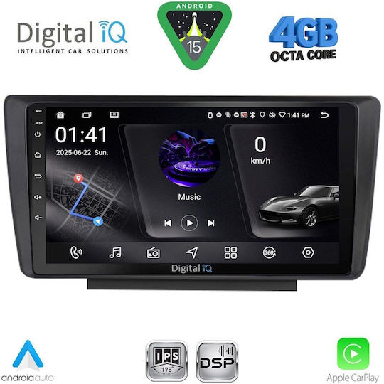 Digital IQ Car Audio System for Skoda Octavia 2005-2012 with Clima Bluetooth USB WiFi GPS Apple CarPlay Android Auto with 9" Touch Screen