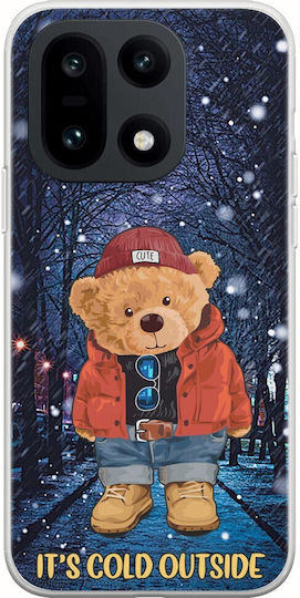Θήκη Xmas Bear Its Cold Outside Oneplus 15 5g Flexible Tpu Διάφανη Σιλικόνη