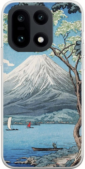 Ukiyo-e Fuji Lake Yamanaka OnePlus 15 5G Flexible TPU Transparent Silicone Mobile Phone Case