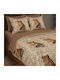 MayHome Duvet Cover Set 160x240cm Single With Pillowcase Animal Print