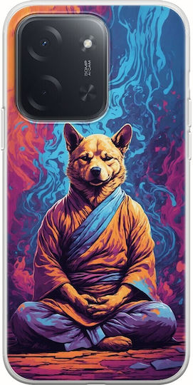 Θήκη Meditation Animals Dog Xiaomi Poco C85 4g Flexible Tpu Διάφανη Σιλικόνη