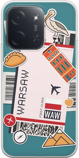 Калъф Ticket To Warsaw Xiaomi Poco C85 4g Гъвкав TPU Прозрачен Силикон
