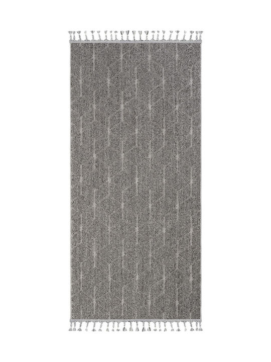 SteweHome Covor Pentru Copii Gri Tăiat La Dimensiune Lățime 80cm 80x150cm Grosime 90mm