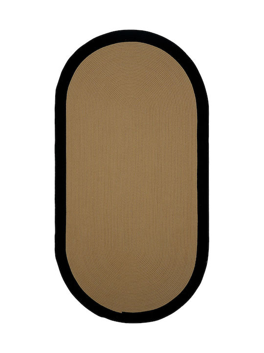 SteweHome Handmade Kids Rug Brown By Meter Width 80cm 80x300cm Thickness 60mm