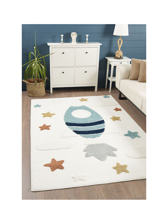 SteweHome Covor Pentru Copii Bej Tăiat La Dimensiune Lățime 140cm 140x200cm