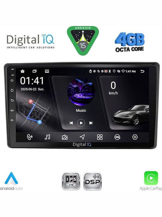 Digital IQ Car Audio System for Toyota Raize 2020 (Bluetooth/USB/WiFi/GPS/Apple CarPlay/Android Auto) with 10" Touch Screen