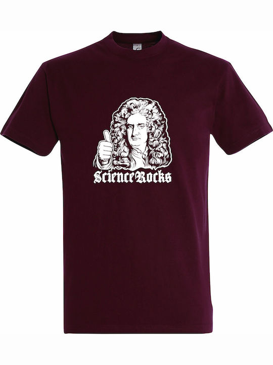 kirikoko Science Rocks Isaac Newton T-shirt Βαμβακερό