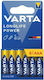 Varta Longlife Power Alkaline Batteries AAA 1.5V 6pcs 54.33385