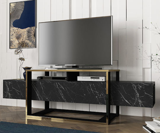 Banko Επιδαπέδιο Μαύρο 160x46.1x49.8εκ. Banko Επιδαπέδιο Μαύρο 160x46.1x49.8εκ.