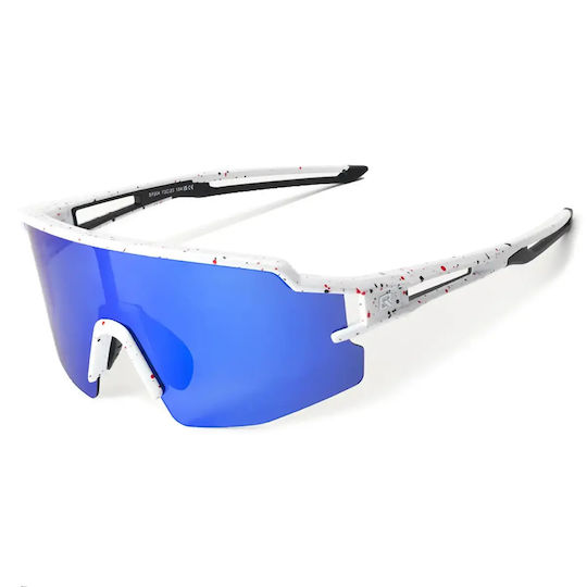 Rockbros Ochelari de Ciclism cu Ramă Gri și Lentile Polarizate