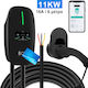 Junsun Wandmontierter Dreiphasiger Elektroauto-Ladestationen 11kW mit Integriertem Kabel Type 2