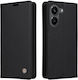 Yikatu Book Synthetic Leather / Silicone Black (Poco X8 Pro)