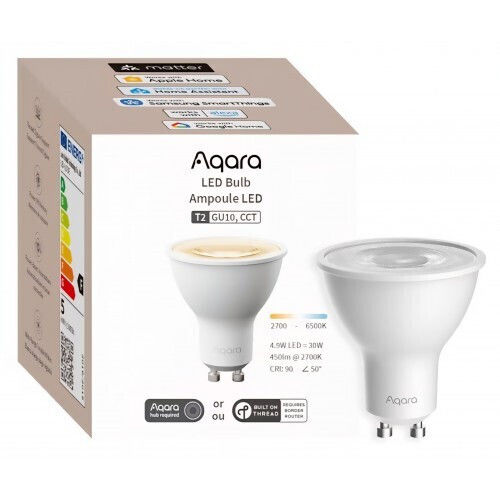 Aqara Smart Lampă LED 30W pentru Dulie GU10 și Formă T2 Alb Reglabil