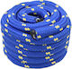 vidaXL Seil Boot 25 m 5 Blaues Pp