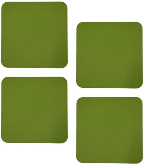 Akustikabsorptionspaneel (4 Stück) 60cm x 60cm x 40mm in Grüner Farbe