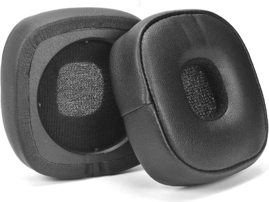 Sonictech Kompatible Ohrenschützer Marshall Major Iii Iv 3/4 Pu Leder Set 2 Stück Schwarz Ersatzteile Kopfhörer