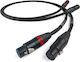 Chord Tuned Aray Cable XLR male - Μαύρο 1m