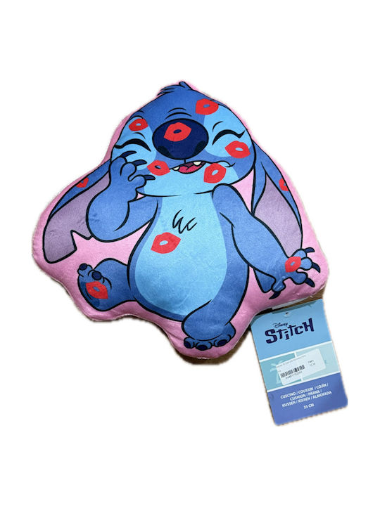 Disney Kids Decorative Pillow Stitch Pink