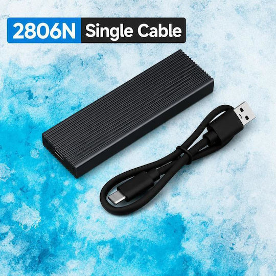 Blueendless Кутия за Твърд Диск M.2 SATA III NVMe с USB 3.1 Type-C Връзка в Син Цвят