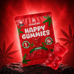 Canapuff Cbd Gummies Cherry 3τμχ