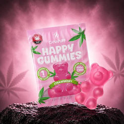 Canapuff Cbd Gummies Strawberry 5τμχ