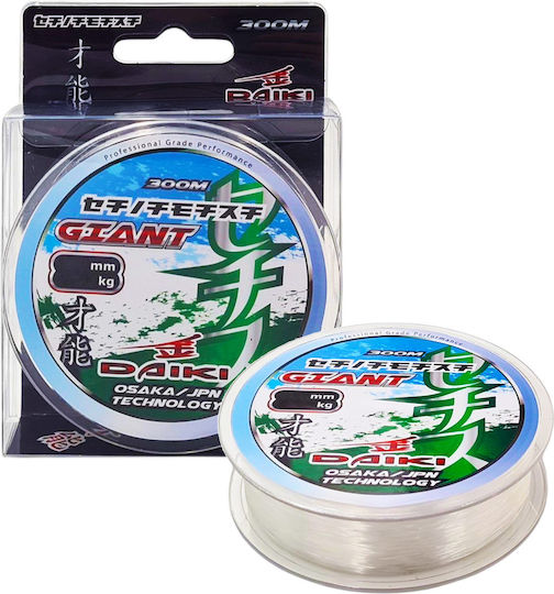 Πετονιά Daiki Giant 300 Μ 0,37 Χιλ 17 Κιλά