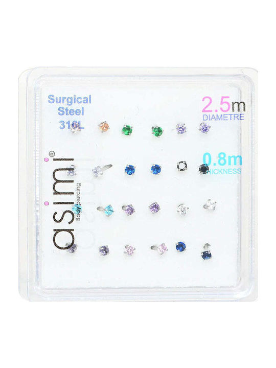 Asimi Body Piercing Σκουλαρίκι Μύτης 7 x 2.5mm Asimi Body Piercing Σκουλαρίκι Μύτης 7 x 2.5mm