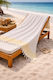 SteweHome Beach Towel Pareo Cotton Yellow 170x90cm