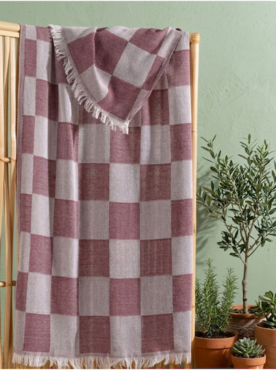 SteweHome Burgundy Beach Towel 150x70cm