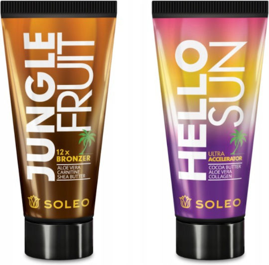Soleo Hello Sun 150 Ml Accelerator + Soleo Jungle Fruit 150 Ml Bronzer
