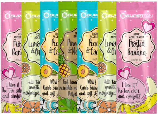 Supertan Sensation 7x15ml Mix Banana Orange Peach Mango