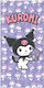 Πετσέτα Θαλάσσης Παιδική Microfiber Μωβ-ροζ 70x140εκ Kuromi 4958
