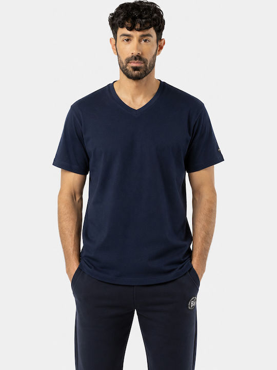 T-shirt Μπλε Σκούρο