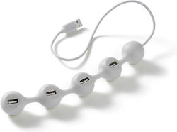 Lexon Peas Hub USB-Hub mit 4 Anschlüssen (USB-A) LD94W6 Lexon Peas Hub USB-Hub mit 4 Anschlüssen (USB-A) LD94W6