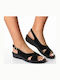 Sandale Casual Damă Anatomici Din Piele Negre