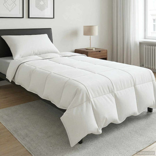 vidaXL Duvet Cover Single 140x200 White