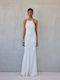Summer Maxi Evening Dress White