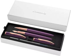 Pelikan Fountain Pen + Jazz Noble Elegance Viola Ballpoint Pen